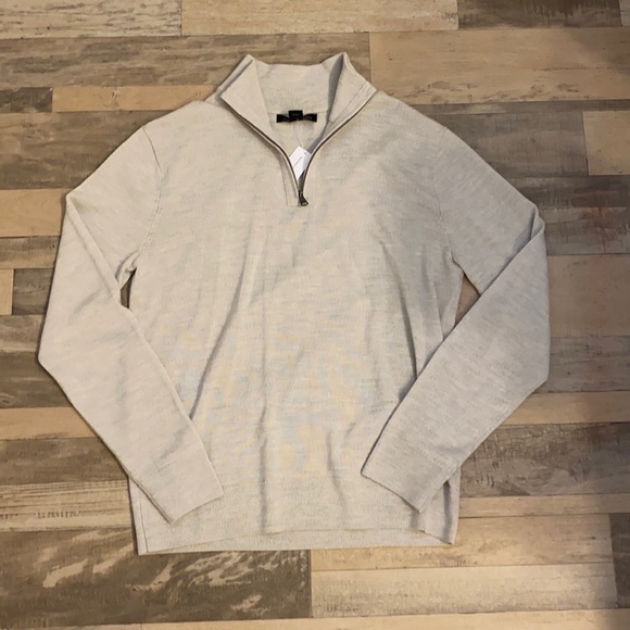 Banana republic quarter zip sweater
